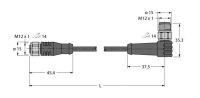 Aktuator- u. Sensorleitung RKSV8T-22-WSSV8T/TXL Aktuator- u. Sensorleitung RKSV8T-22-WSSV8T/TXL