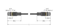 Aktuator- u. Sensorleitung RSC4.4T0.5RSC4.4TTEY