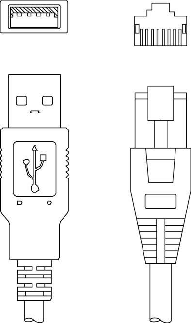 Verbindungsleitung KB USB-1 IT 190x