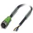 Sensor-Aktor-Kabel M12 SAC-4P-5,0-PUR/M12FS