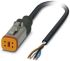 Sensor-/Aktor-Kabel SAC-4P- 5,0-PUR/DTFS