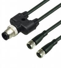 Y-Verbindungskabel V3-GM-BK1M-PUR-UTV1G Y-Verbindungskabel V3-GM-BK1M-PUR-UTV1G