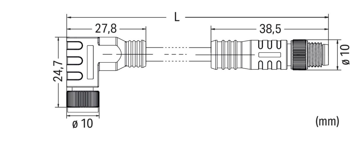 Sensor-Aktorleitung axial 756-6203/040-015