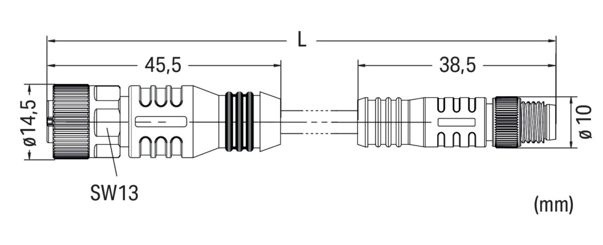 Sensor-Aktorleitung axial 756-6501/030-020