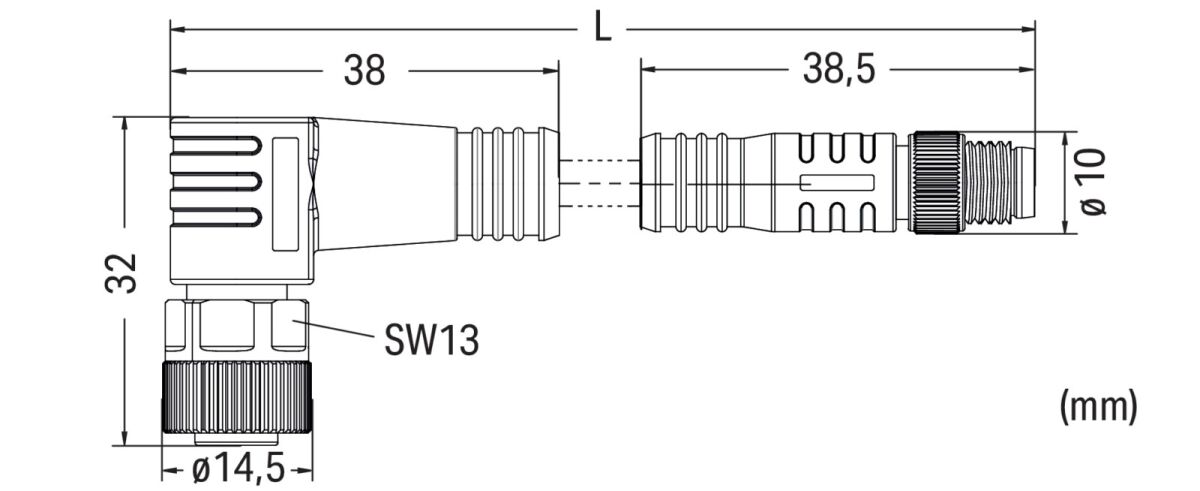 Sensor-Aktorleitung axial 756-6503/040-030