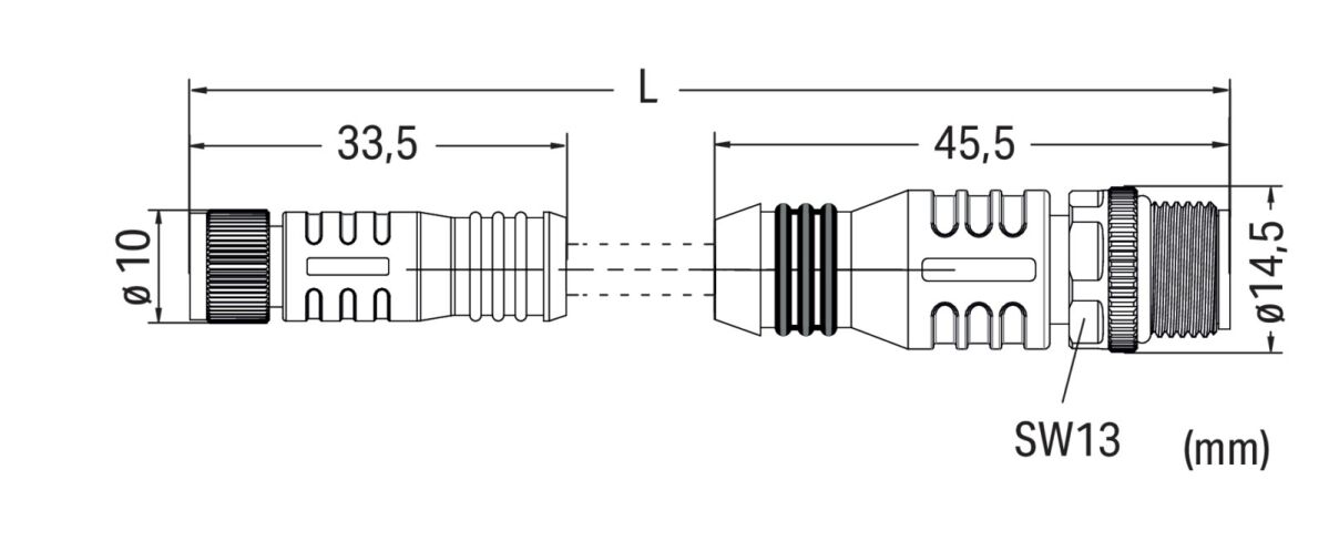 Sensor-Aktorleitung axial 756-6507/030-020