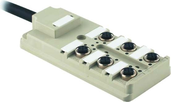 Sensor-Aktor-Verteiler SAI-6-F 4P PUR 3M