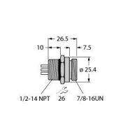 Flanschstecker RSF 57
