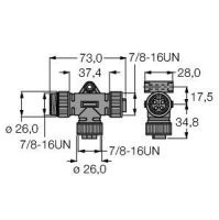 Zweifachverteiler RSV-2RKV 48