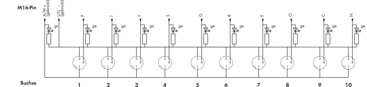 M8-Sensor-/ Aktorbox 757-303 M8-Sensor-/ Aktorbox 757-303