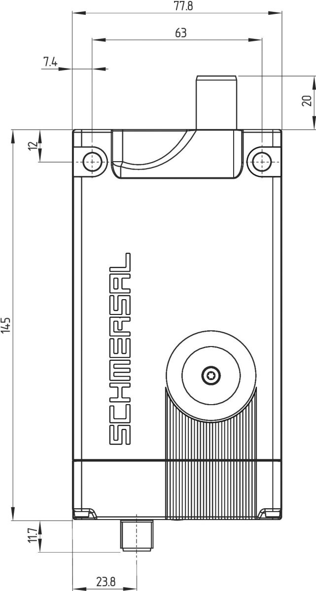 Sicherheitszuhaltung AZM400Z-ST-I2-1P2P