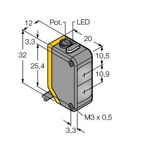 Opto Sensor Q20PLP W/30 Opto Sensor Q20PLP W/30