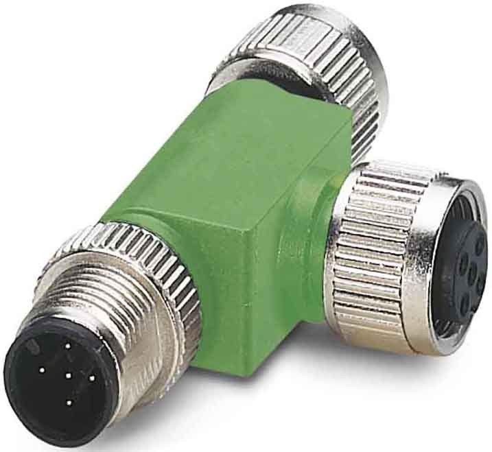 T-Verteiler M12 SAC-5P-M12T/2XM12 VP T-Verteiler M12 SAC-5P-M12T/2XM12 VP