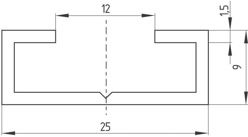 Sicherheitsschaltleiste SE-AL10-2500