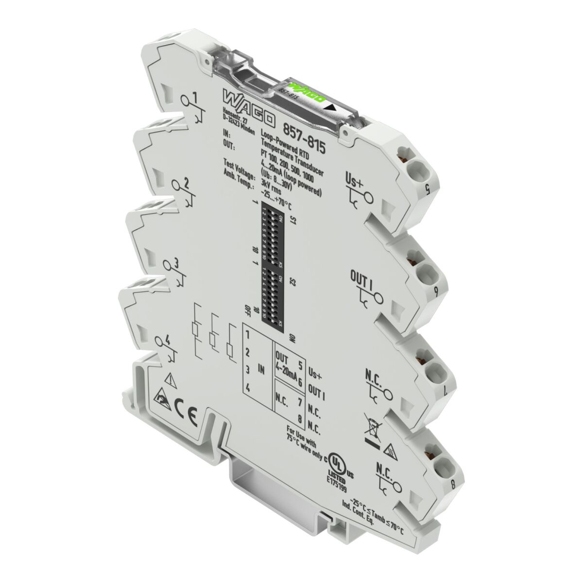 Temperaturmessumformer 857-815