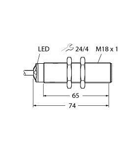 Ultraschallsensor RU50U-S18-LU8X Ultraschallsensor RU50U-S18-LU8X