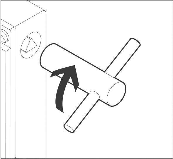 Dreikantschlüssel M5 TK-M5 Dreikantschlüssel M5 TK-M5