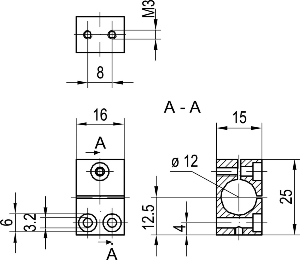 Montageblock MB 12 Montageblock MB 12
