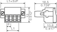 LP Verbinder Raster 3.5 BL 3.5/2F SN OR