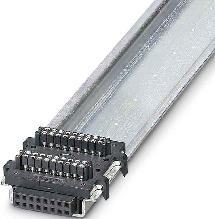 Tragschienenbusverbinder HBUS 35,6-16P-2S BK