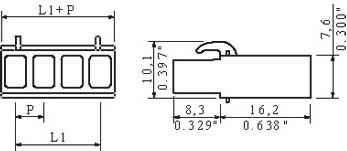 LP Verbinder Raster 5.08 BLC 5.08/5R OR