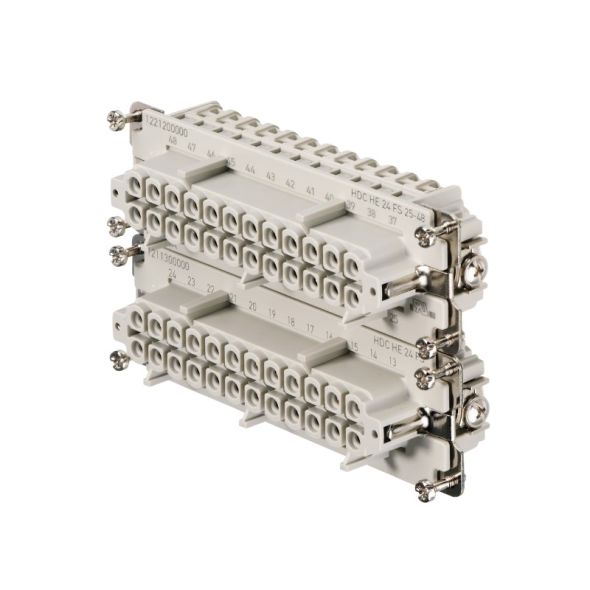 Steckverbinder-Einsatz HDC HE 24 FS 25-48