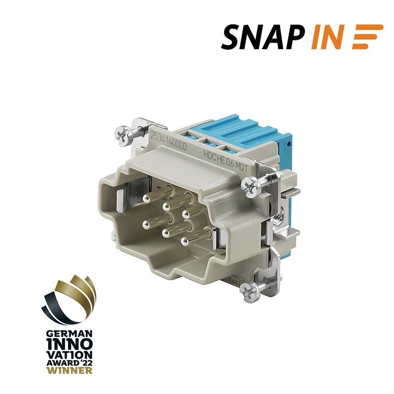 Kontakteinsatz HDC HE 6 MQT Kontakteinsatz HDC HE 6 MQT