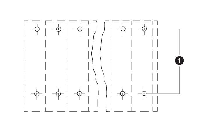 DoppelstockLeiterplattenk. 736-103