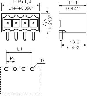 LP Verbinder Raster 3.5 SL-SMT3.5#1841730000