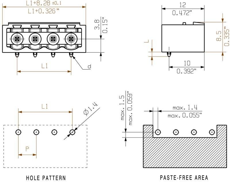 LP Verbinder Raster 5.08 SL-SMT5.0#1780200000