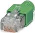 RJ45-Stecker, geschirmt FL PLUG RJ45 GN/2