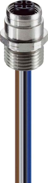 Einbaukupplung M12 RKFM 4-3/0,5m Einbaukupplung M12 RKFM 4-3/0,5m