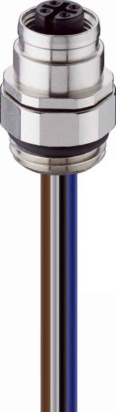 Rundsteckverbinder RKFPM 4/0,5m