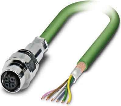 Feldbus-Wanddurchführung SACCEC-M12F #1529768