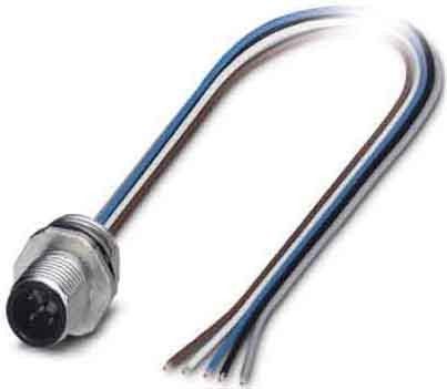 Einbaustecker M12 SACC-E-M12MS-5CON-PG Einbaustecker M12 SACC-E-M12MS-5CON-PG