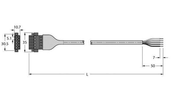 Busleitung für CAN CBC5 5711-1M Busleitung für CAN CBC5 5711-1M