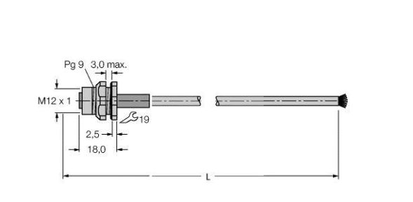 Leitung für Industrial FKSD 841-0.5M