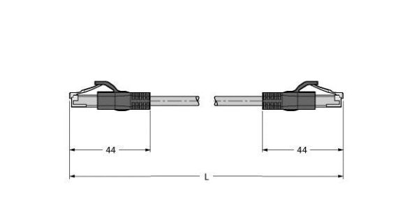Leitung für Industrial RJ45S-RJ45S-8814-1M Leitung für Industrial RJ45S-RJ45S-8814-1M