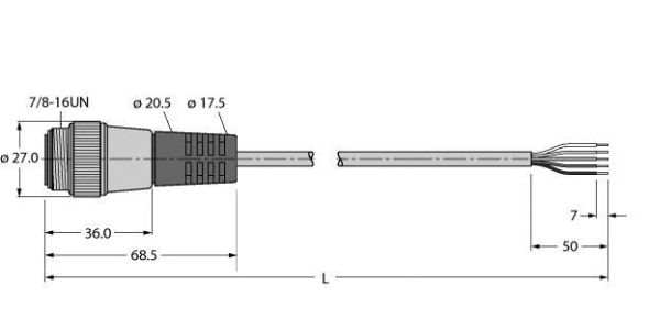 PVC-Kabelmantel RSM 5711-6M
