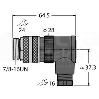 Rundsteckverbinder BS4231-0/9