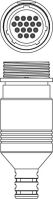 Stecker S U-M30-16A-M