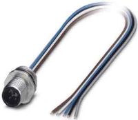 Einbaustecker M12 SACC-E-M12MS-5CON-PG