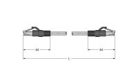 Leitung für Industrial RJ45S-RJ45S-8814-1M