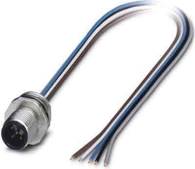 Einbaustecker M12 SACC-E-M12MS-5CON-PG