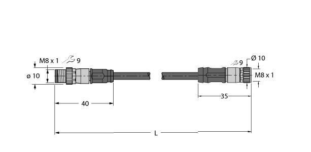 Verbindungsleitung PSGS4MPKGS4M4414-10M
