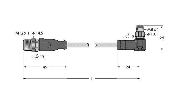 Verbindungsleitung RSSD-PSWS4M-4416-1M