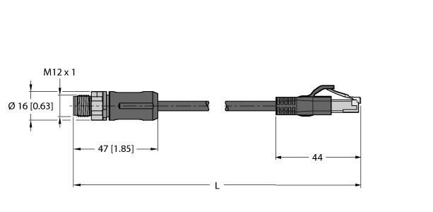 Verbindungsleitung RSSX-RJ45S-8814-6M