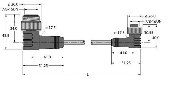 Versorgungsleitung WSM-WKM61-5M