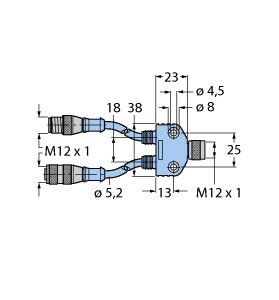 Zweifachverteiler VB2-FKM-R #6602490