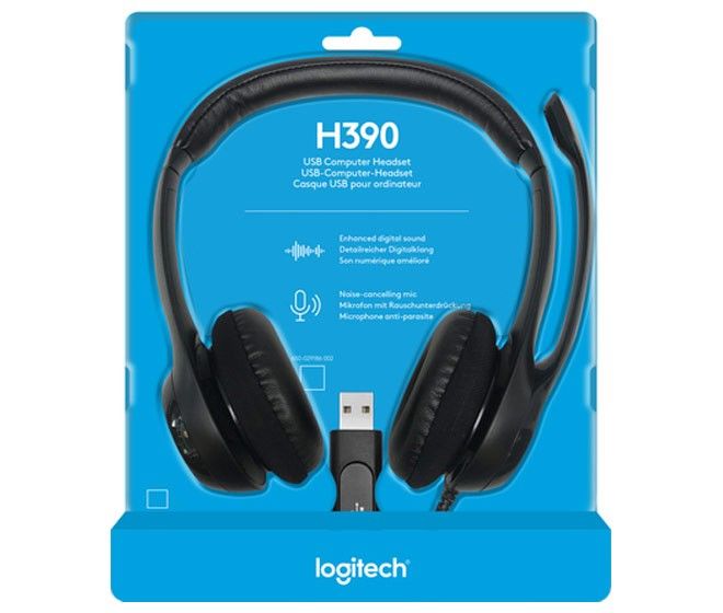 Headset Stereo LOGITECH H390 USB